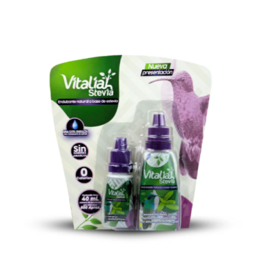 Stevia Liquida Vitaliah Gotero x 30 ml + 10 ml