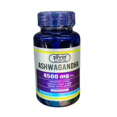 Ashwagandha 4500mg Por 50 Softgels de Silver