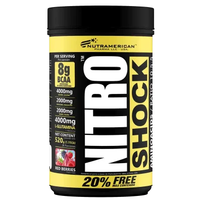 Nitro Shock – Aminoácidos Ramificados y Glutamina