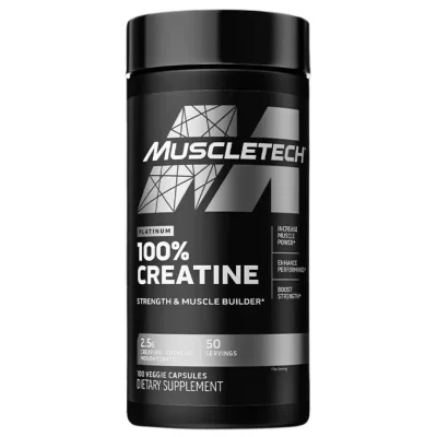 Creatina Platinum 100 Capsulas Muscletech