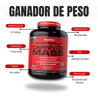Proteína Carnivor Mass
